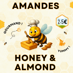 Financier au miel et aux amandes